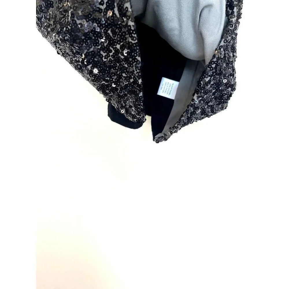 INC Sleeveless Sequin Top Size L